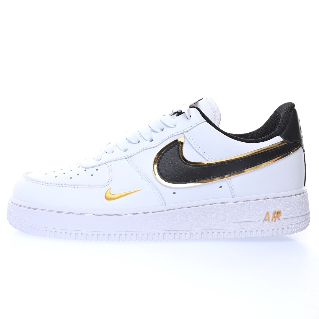 Nike Air Force 1 '07 LV8"White/Black/Metallic Gold"