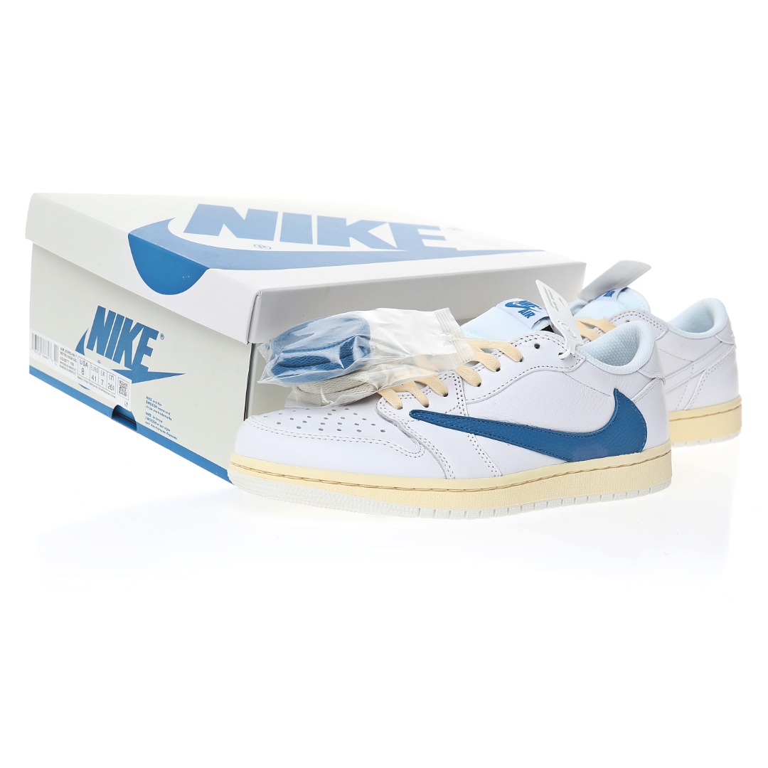Nike Air Jordan 1 Low x Travis Scott x OG SP"White/Blue"