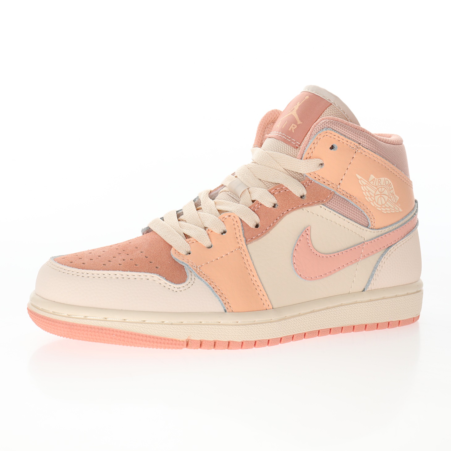 NIKE Wmns Air Jordan 1 Mid "Apricot Orange"