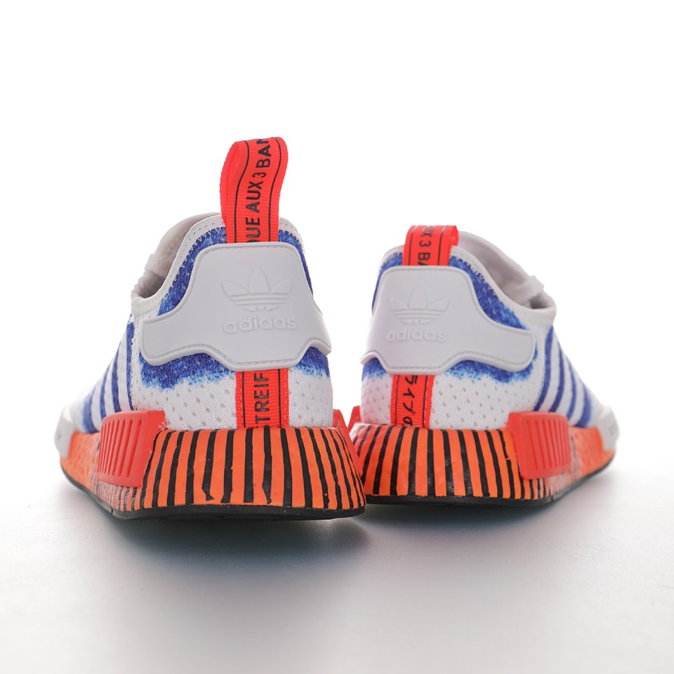 adidas Originals NMD_R1"White/Blue/Orange"