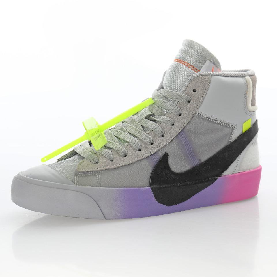 Off-White™ x Nike Blazer Mid The Ten"White/Grey/Black