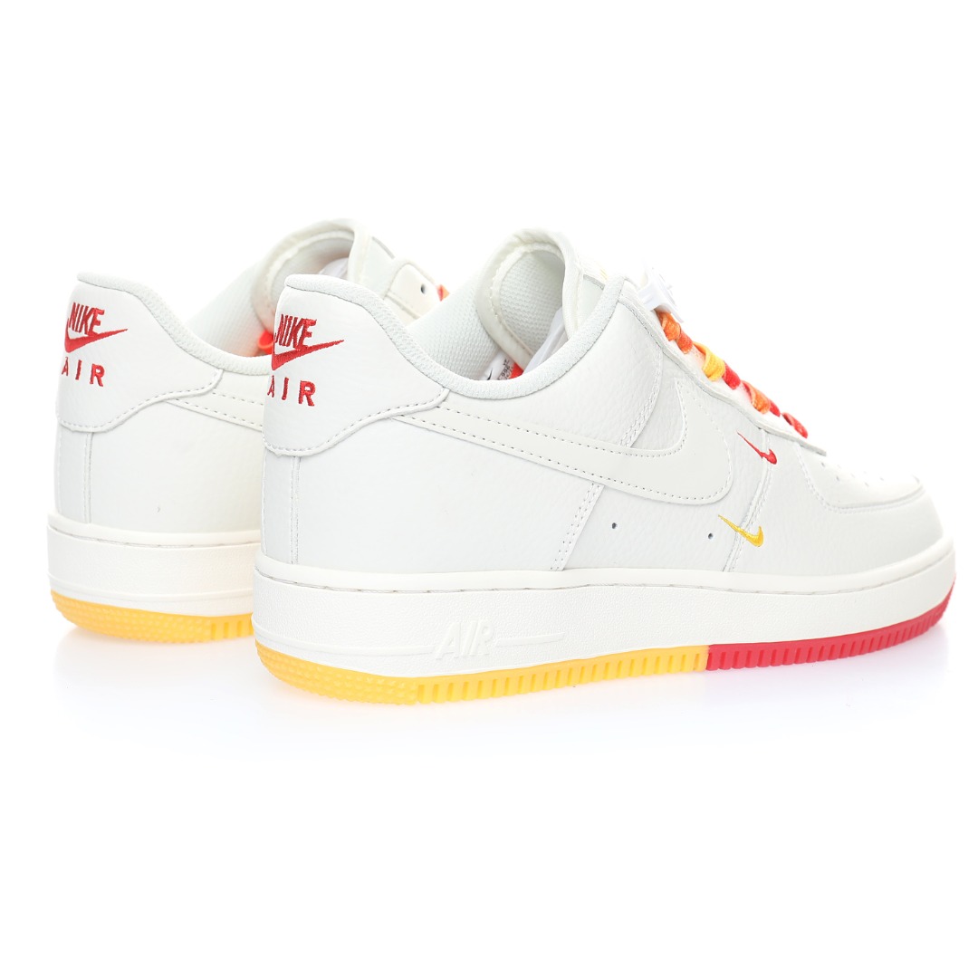 Nike Air Force 1’07 Low QS"Sail/Yellow Red/Miami Heat"