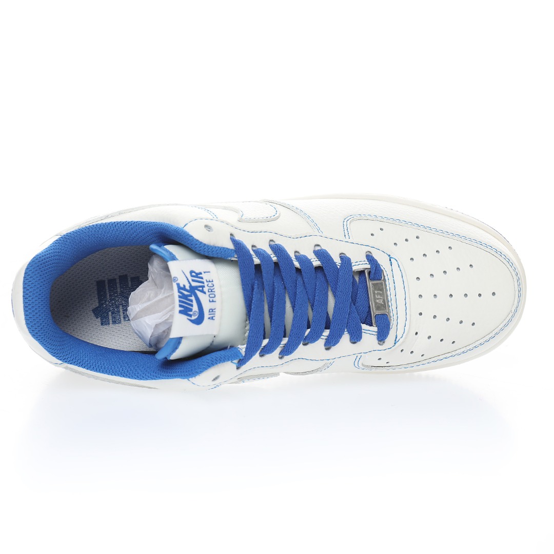 UNDEFEATED x Nike Air Force 1´07"Beige/Blue 3M"