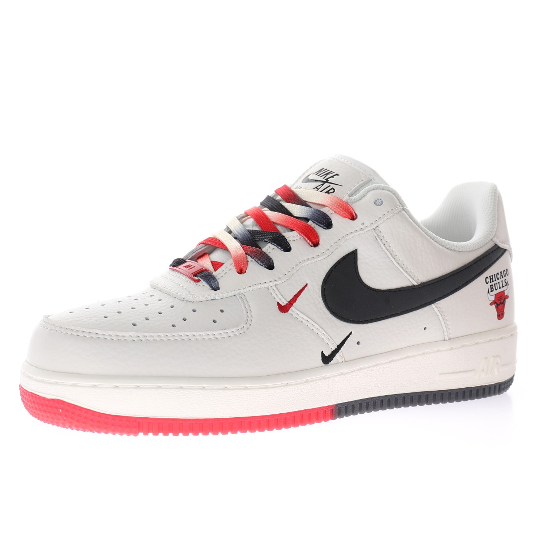 Nike Air Force 1’07 QS"Sail/Black/Red/Chicago Bullss"