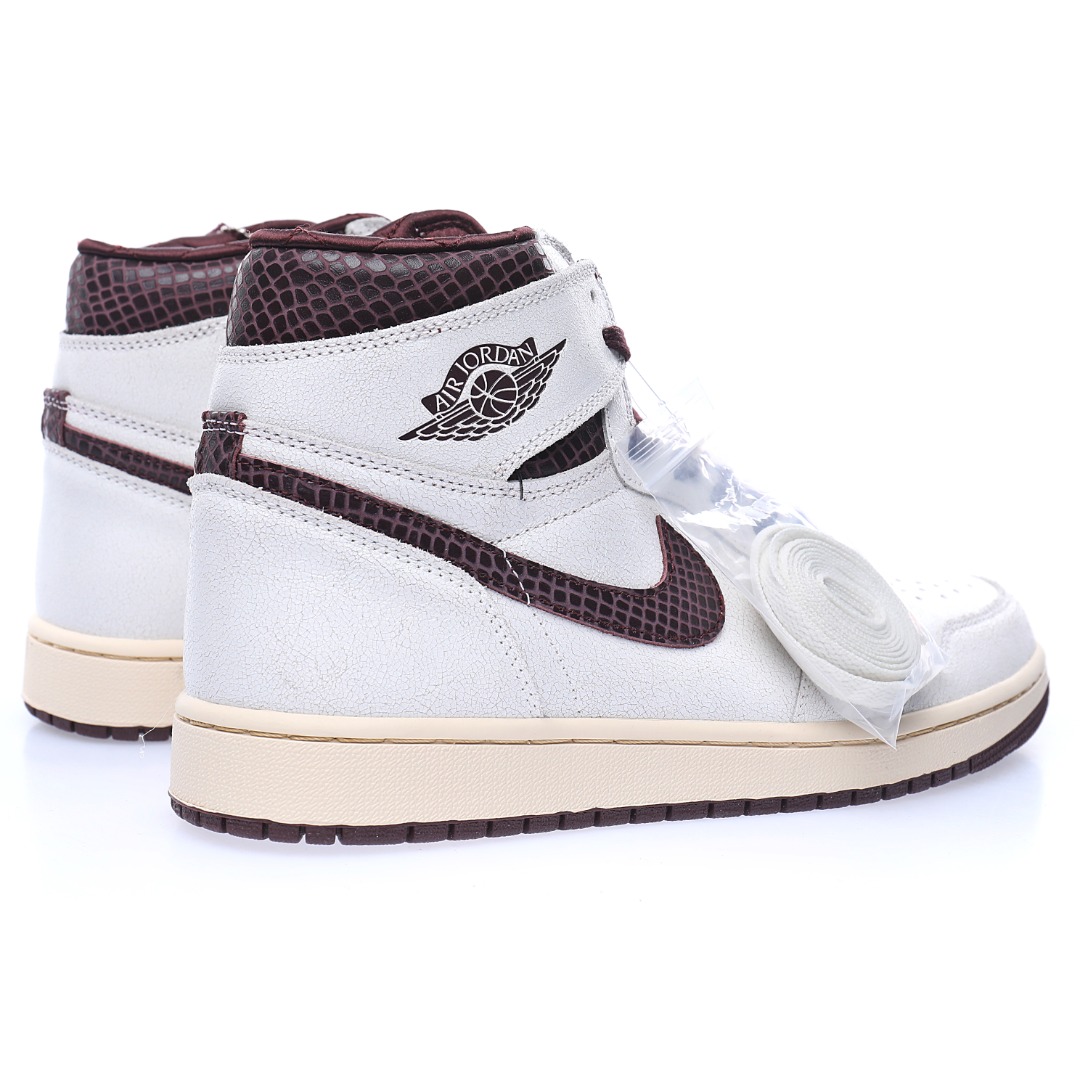 A Ma Maniére x Nike Air Jordan 1 Retro High OG "White Sail/Maroon"