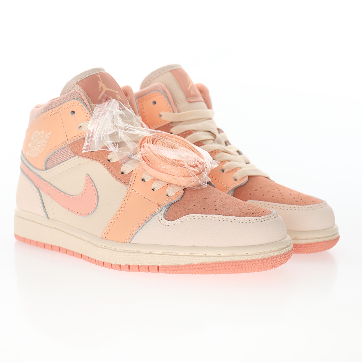 NIKE Wmns Air Jordan 1 Mid "Apricot Orange"