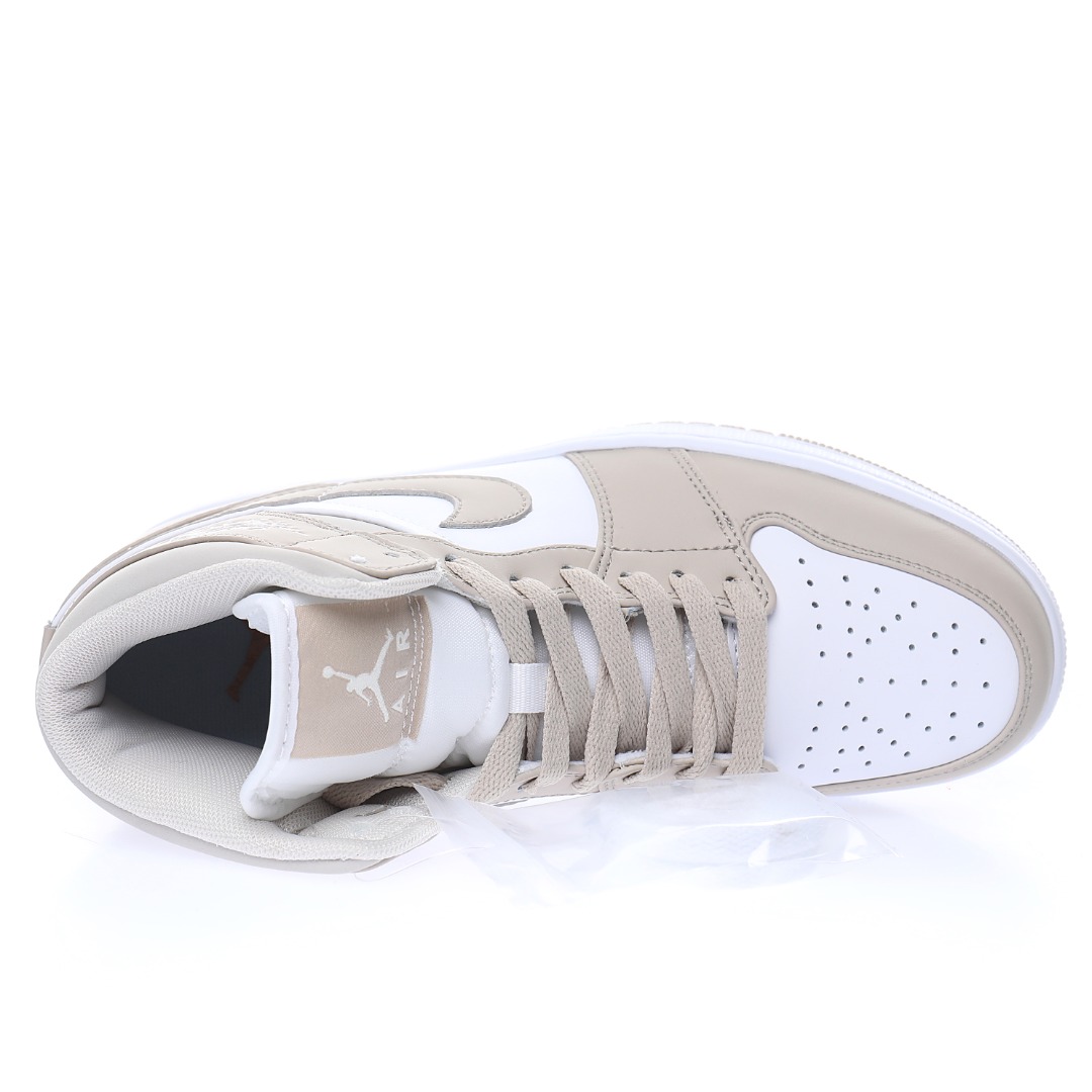 Nike Wmns Air Jordan 1 Mid GS"Linen"