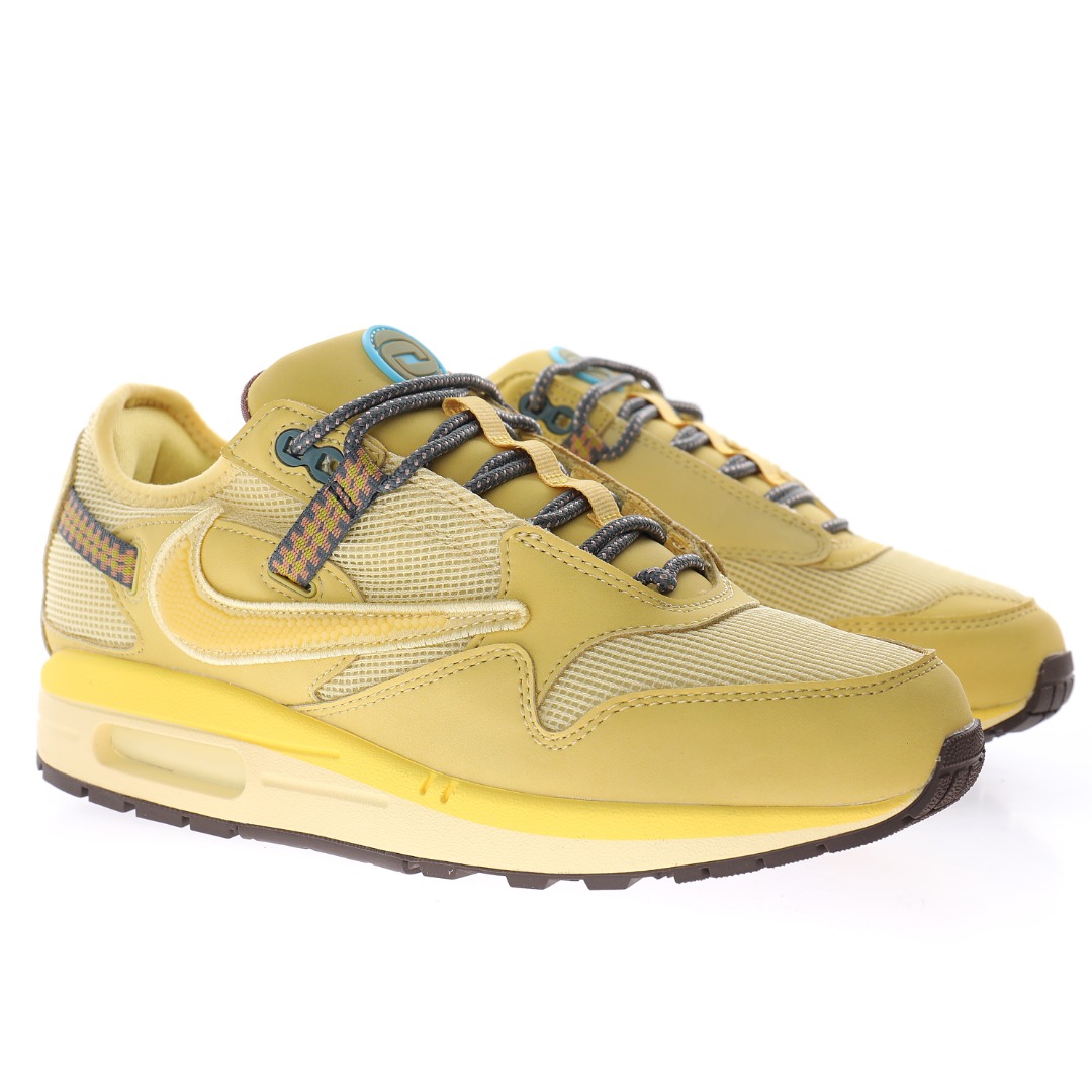 Travis Scott x Nike Air Max 1" Wheat/Lemon"⁠⁠