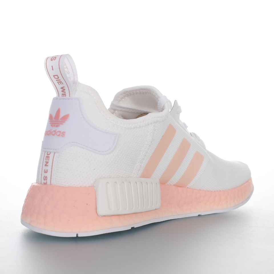 adidas Originals NMD_R1"White/Soft Pink"