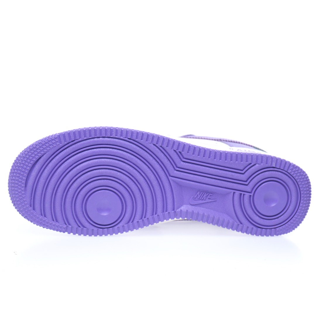 Louis Vuitton x Nike Air Force 1 07 LV8"White/Purple/LV Monogram"