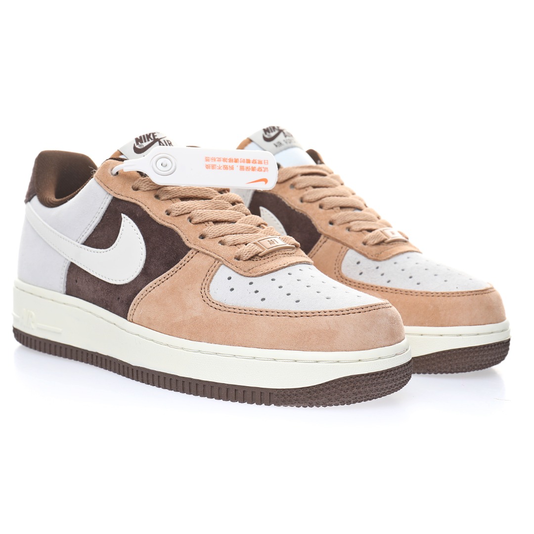 Nike Air Force 1´07 Low"Milk Tea/Coffee Brown/Grey"