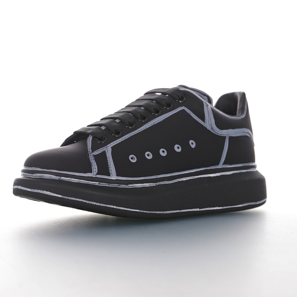 ALEXANDER MCQUEEN SOLE LEATHER SNEAKERS