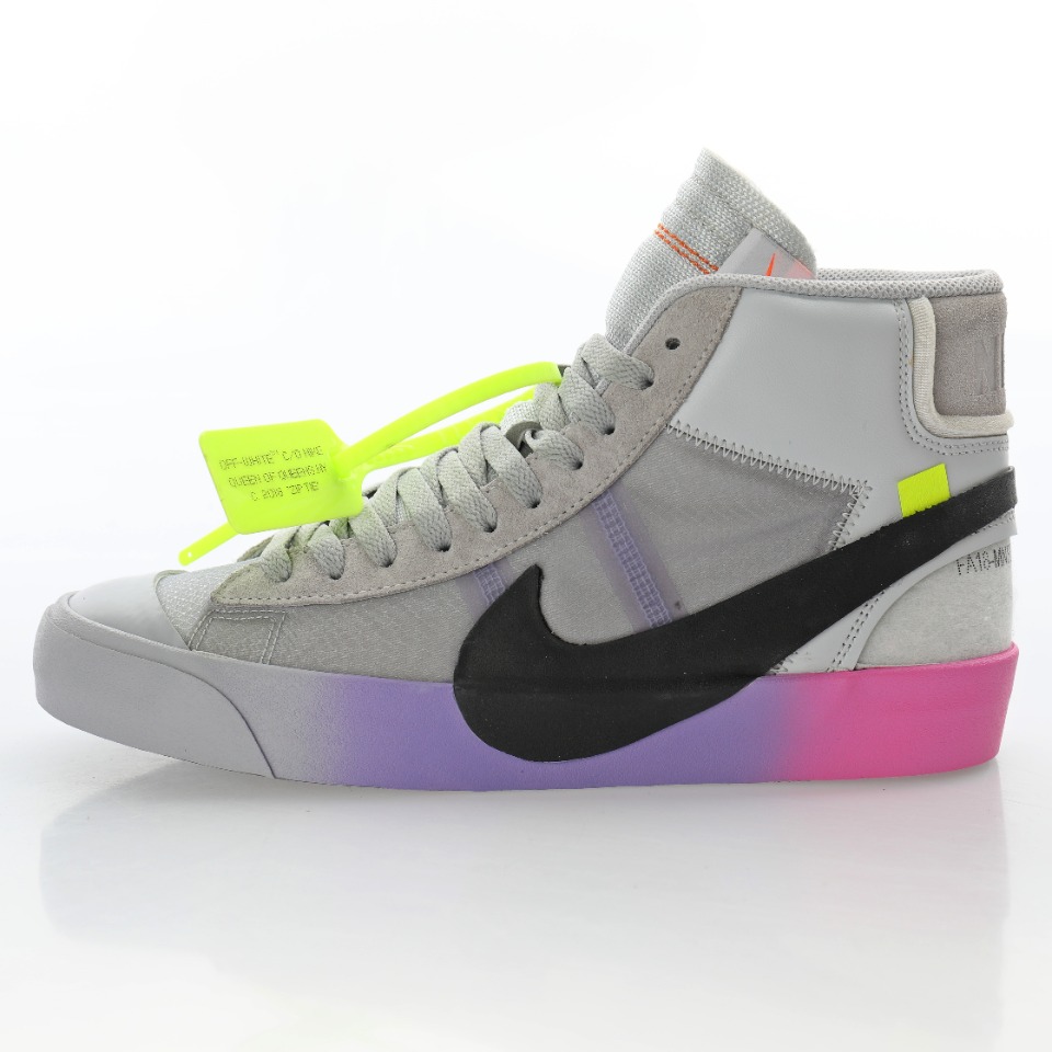 Off-White™ x Nike Blazer Mid The Ten"White/Grey/Black