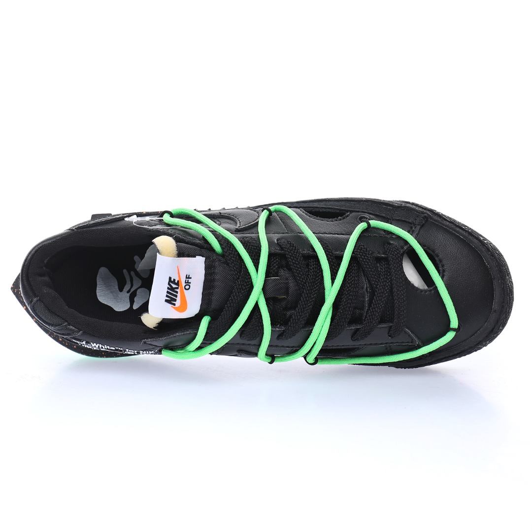 Off-White™ x Nike Blazer Low"Black/Black-Green"