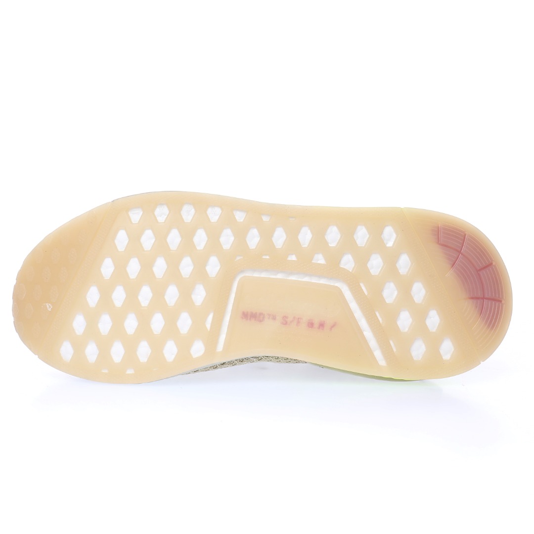 NASA x Adidas Originals NMD_R1 Speedline"Khaki/Purple/Volt"