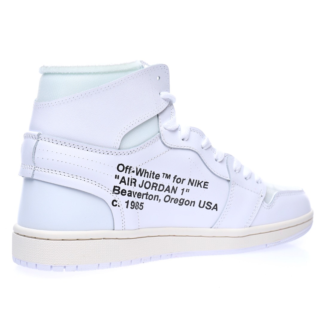 Off-White x Nike Air Jordan 1 Retro High OG"All White"