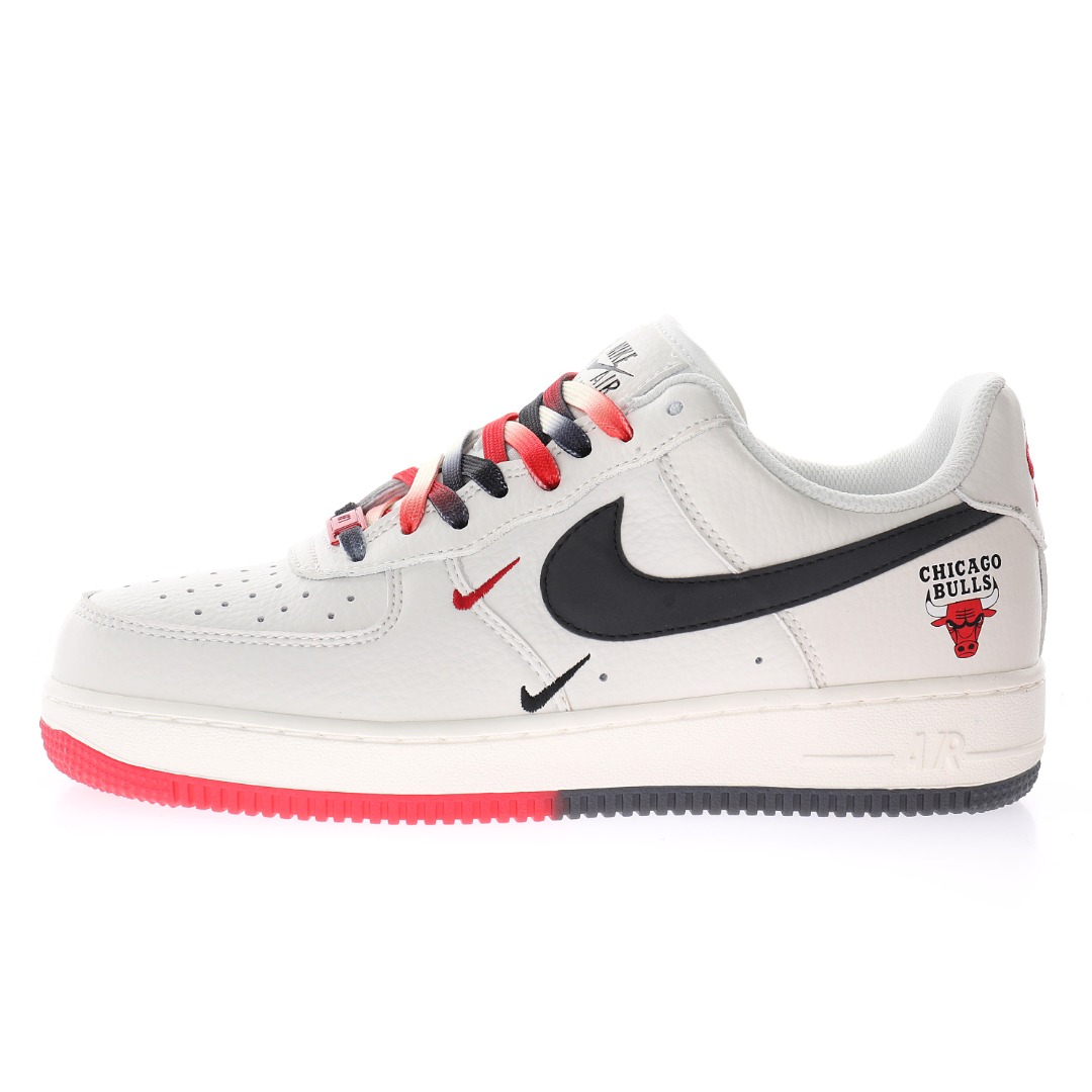 Nike Air Force 1’07 QS"Sail/Black/Red/Chicago Bullss"