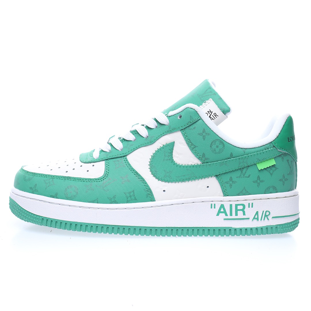 Louis Vuitton x Nike Air Force 1 07 LV8"White/Green/LV Monogram"