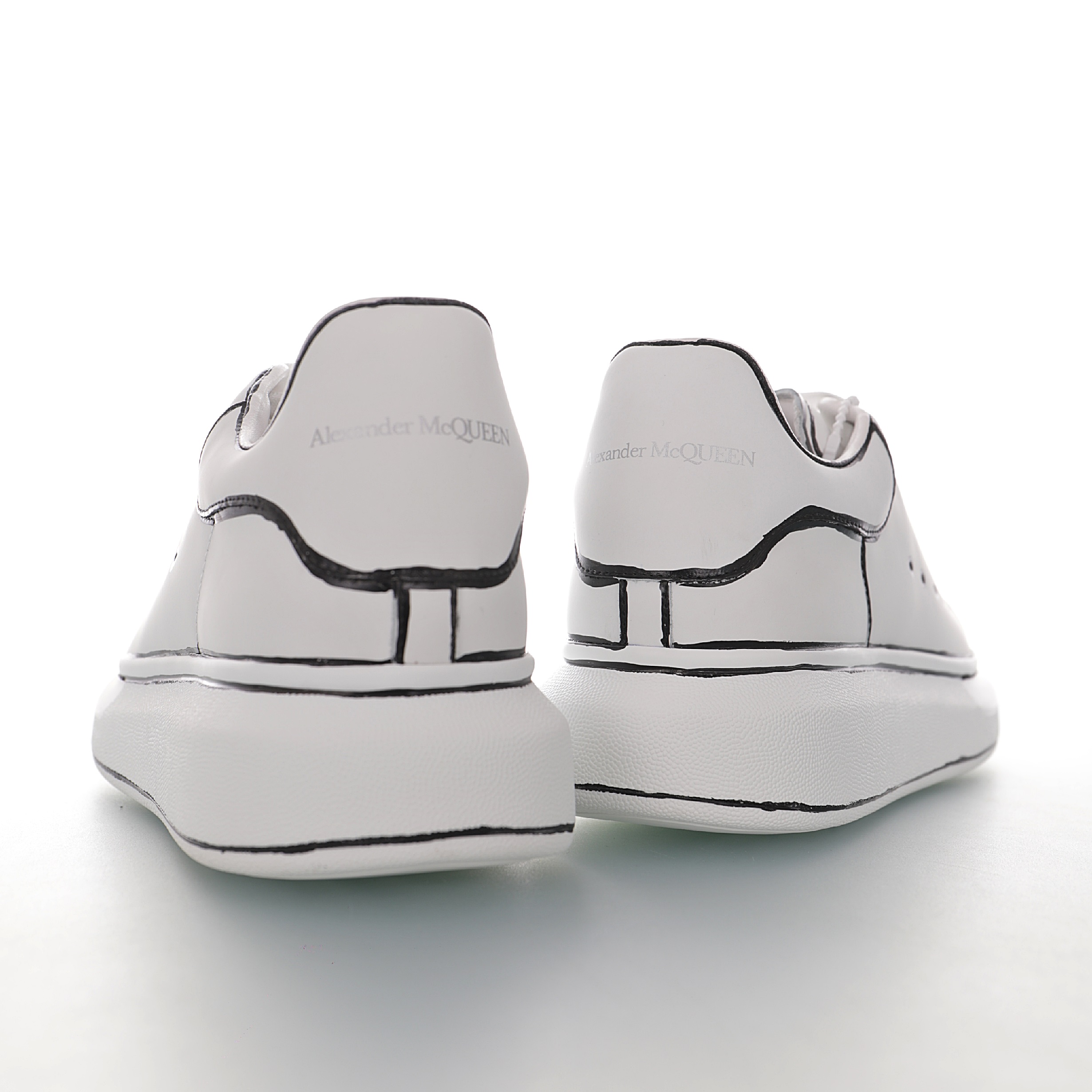 ALEXANDER MCQUEEN SOLE LEATHER SNEAKERS