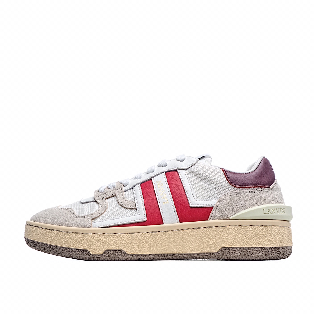 LANVIN Clay Low-Top Tennis Sneakers