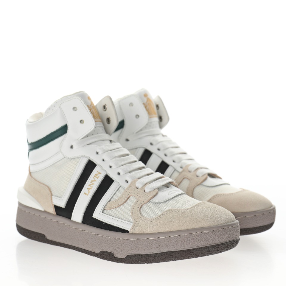 LANVIN Clay High-Top Tennis Sneakers