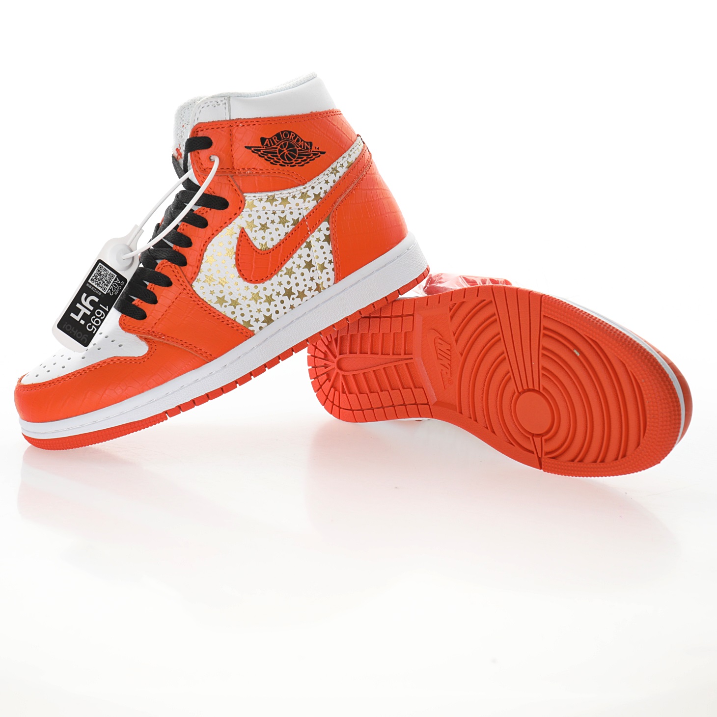 Supreme x Nike Air Jordan 1 High OG"Stars Orange"