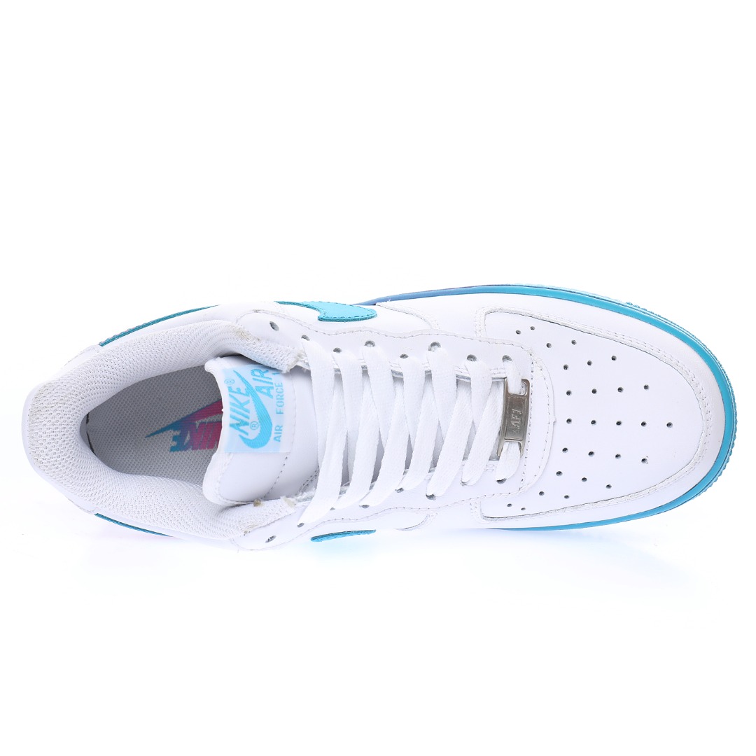 Nike Air Force 1’07 QS"White/Blue/Purple/Miami Heat"