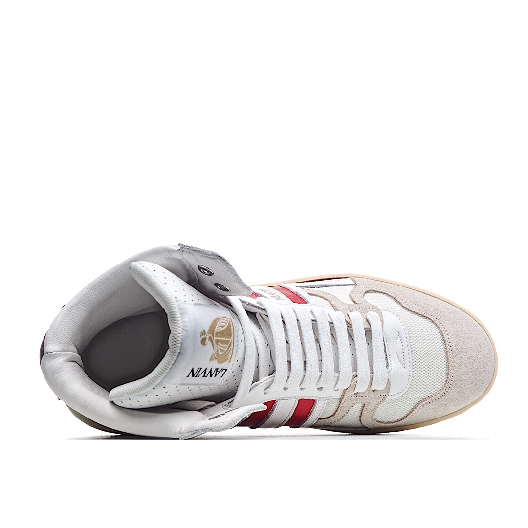 LANVIN Clay High-Top Tennis Sneakers