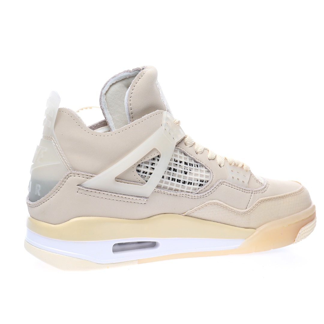 Off-White™ x Air Jordan 4 Retro"Cream/Sail"