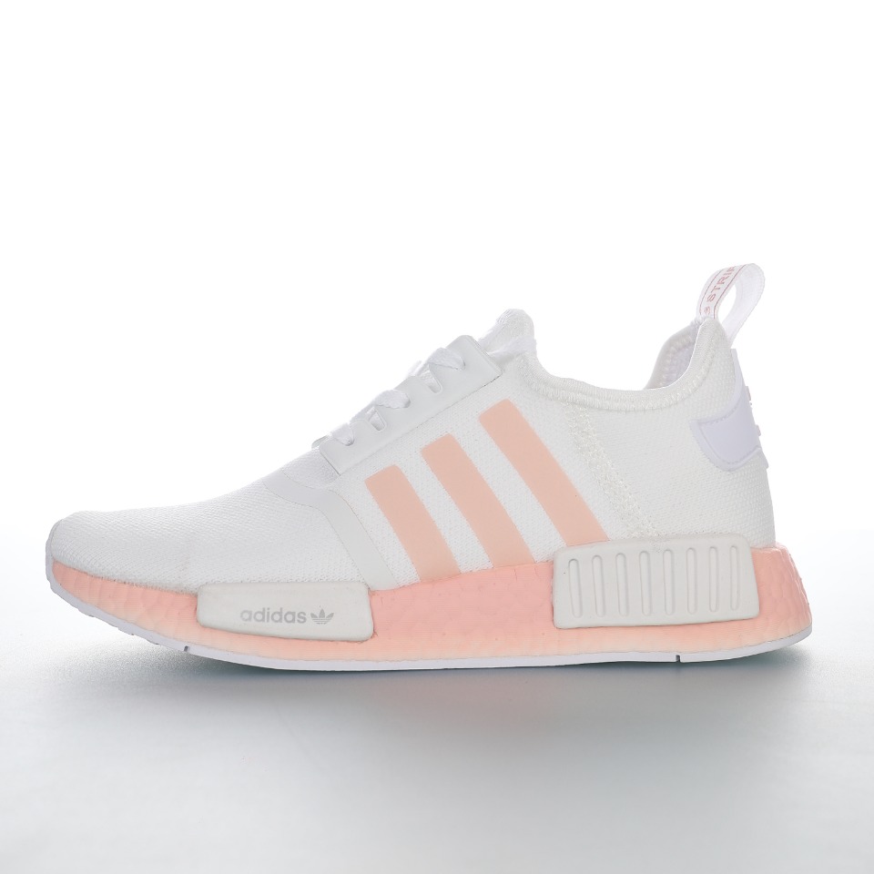 adidas Originals NMD_R1"White/Soft Pink"