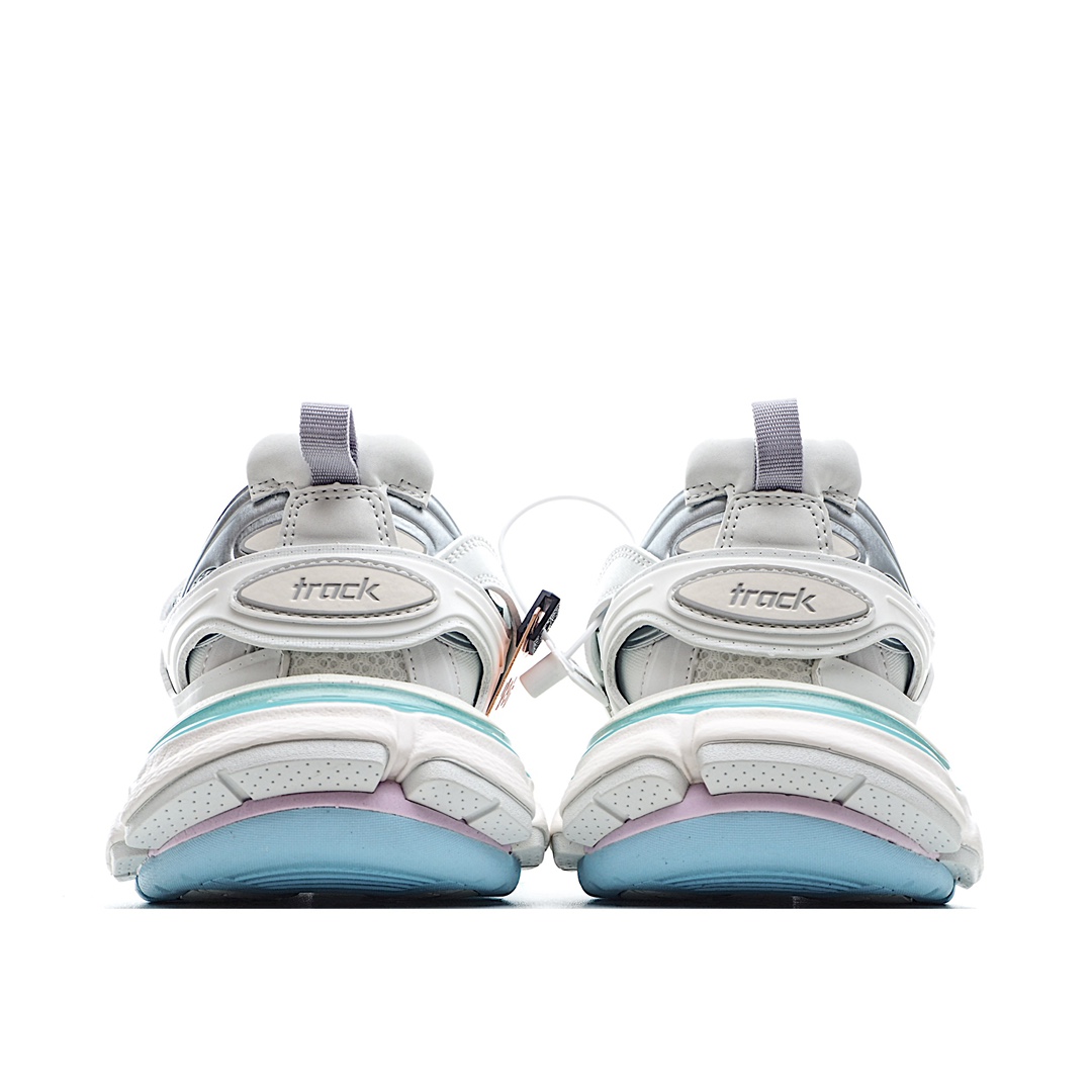 Balenciaga Sneaker Tess s.Gomma MAILLE WHITE/ORANGE 