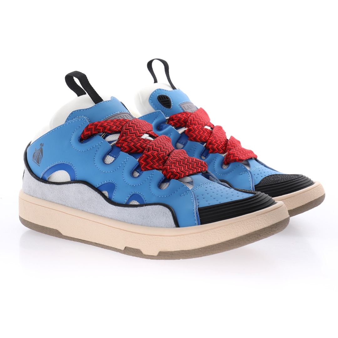 LANVIN Curb Low-Top Sneakers