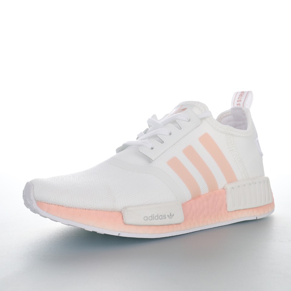 adidas Originals NMD_R1"White/Soft Pink"