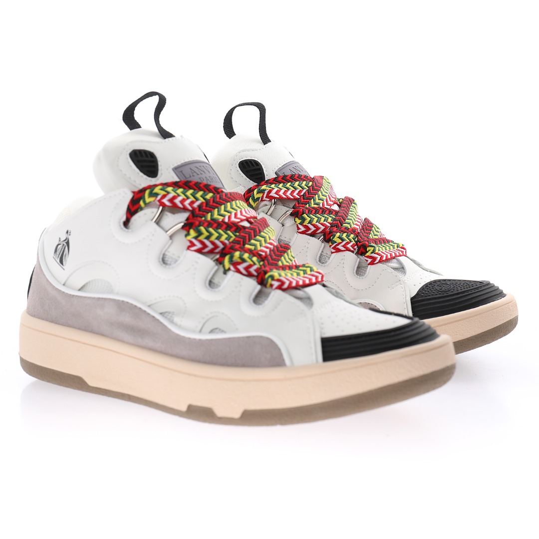 LANVIN Curb Low-Top Sneakers