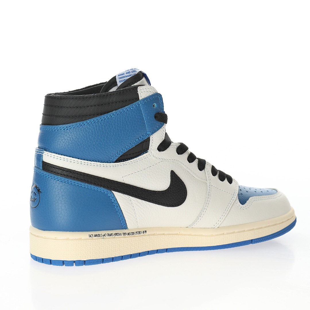 fragment design x Travis Scott x Nike Air Jordan 1 High OG SP"Military Blue"