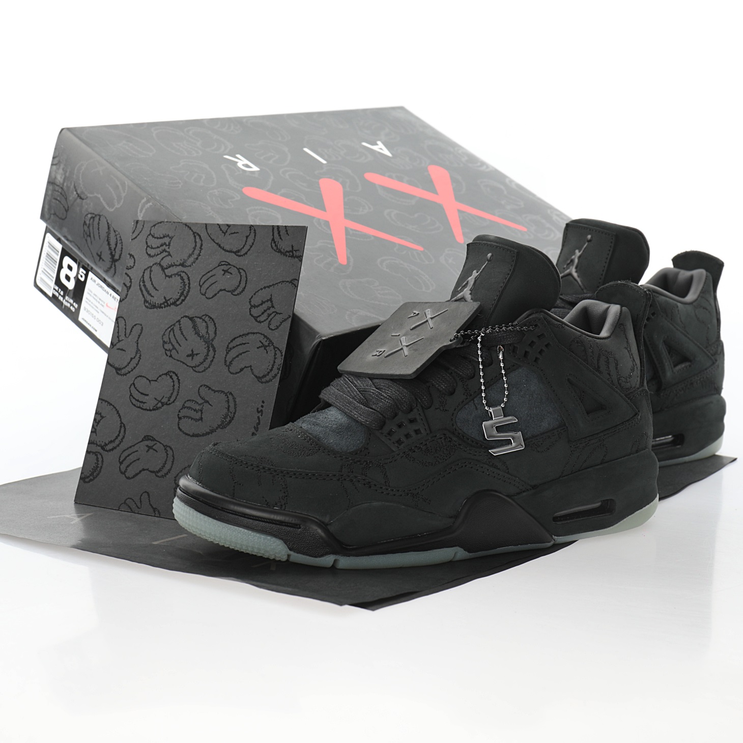 Kaws x Air Jordan 4 Retro"Black"