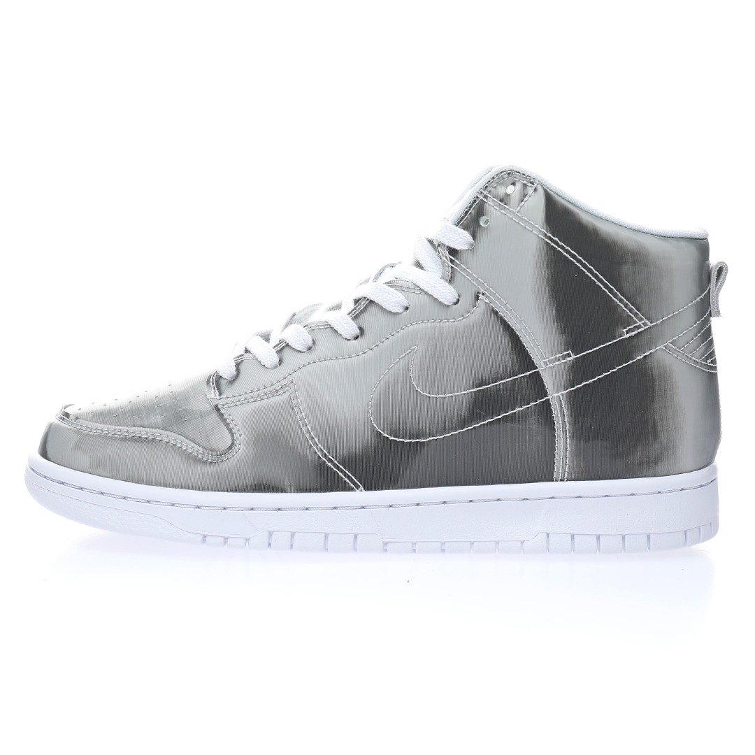 CLOT x Nike Dunk High"Silver Metallic"