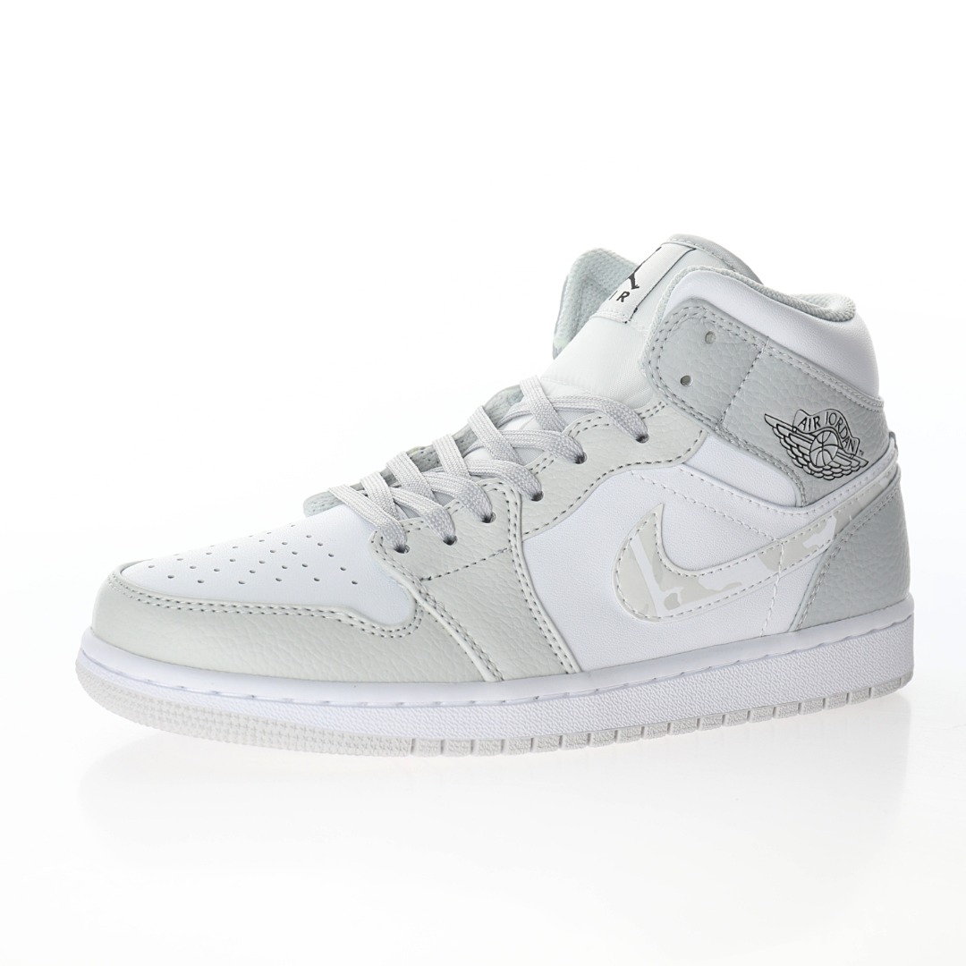 NIKE Air Jordan 1 Retro Mid"White Camo"