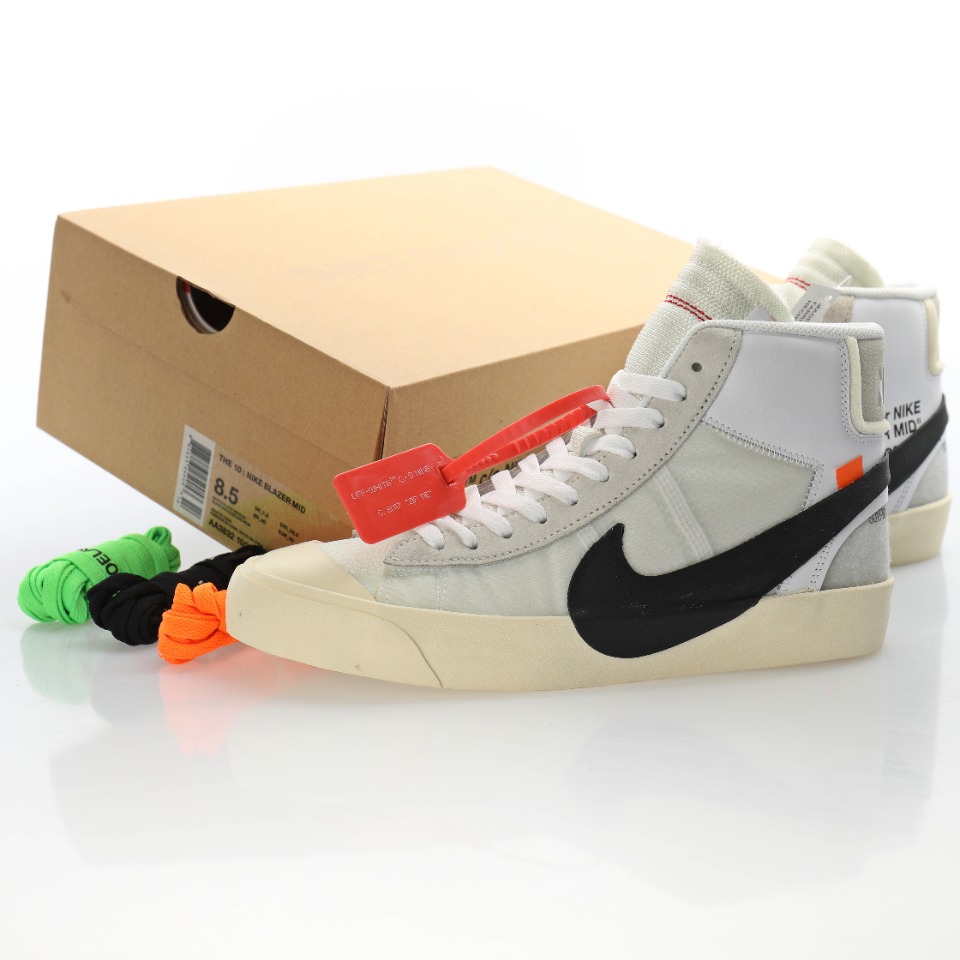 Off-White™ x Nike Blazer Mid The Ten"White/Grey/Black"