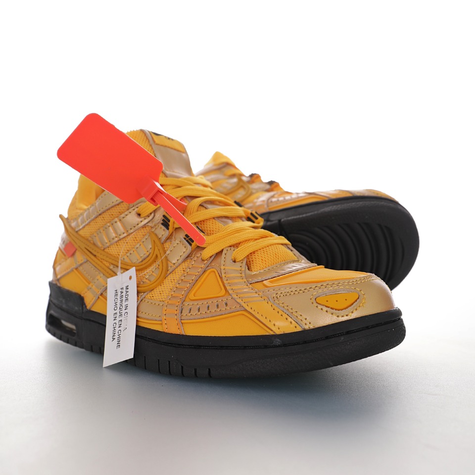 Off-White™ x Nike Air Rubber Dunk"University Gold"2.0