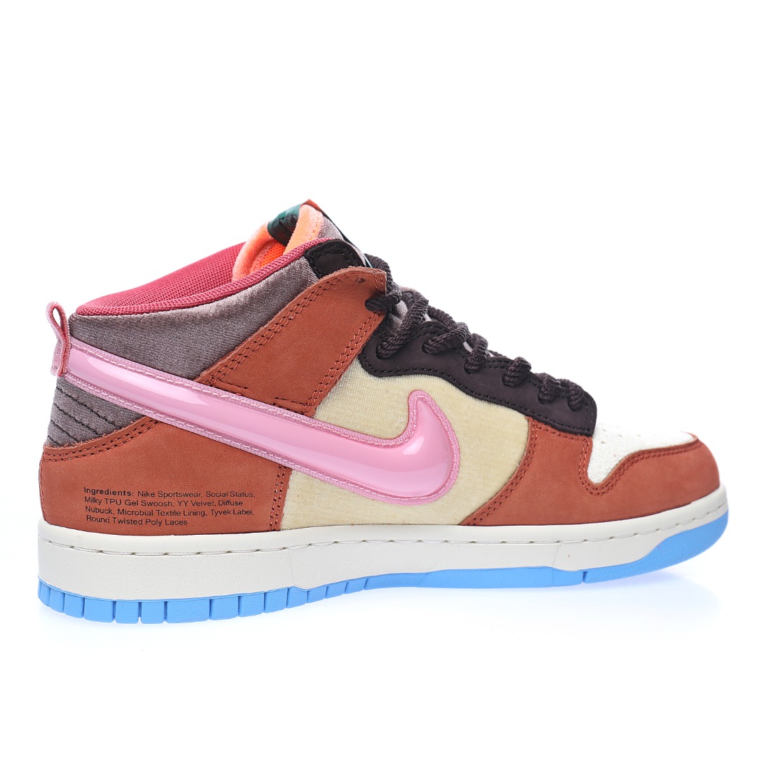 Social Status x Nike SB Dunk Mid Pro QS"Chocolate Milk"