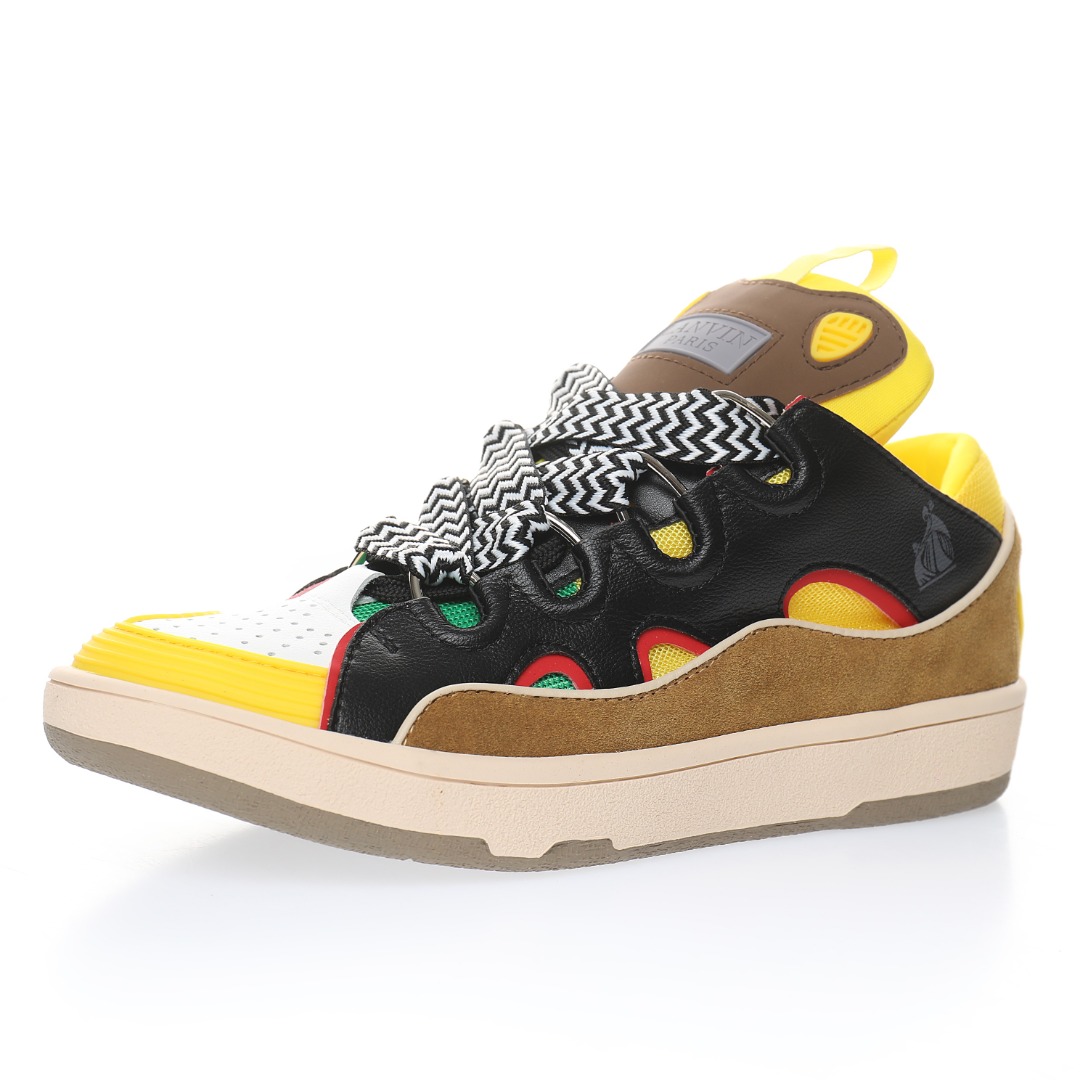 LANVIN Curb Low-Top Sneakers