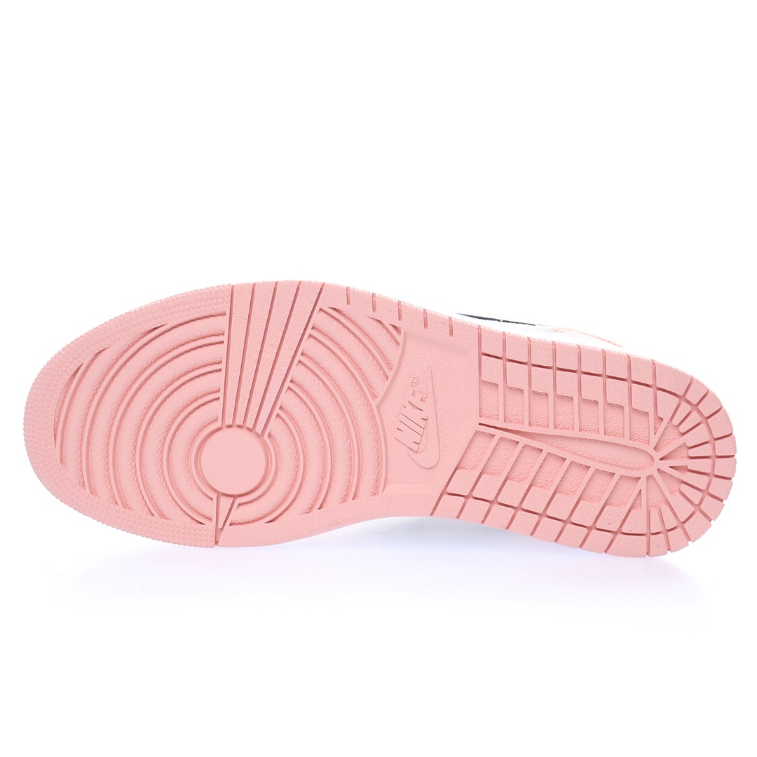 Nike Air Jordan 1 Low GS"Light Arctic Pink/Dark Green"