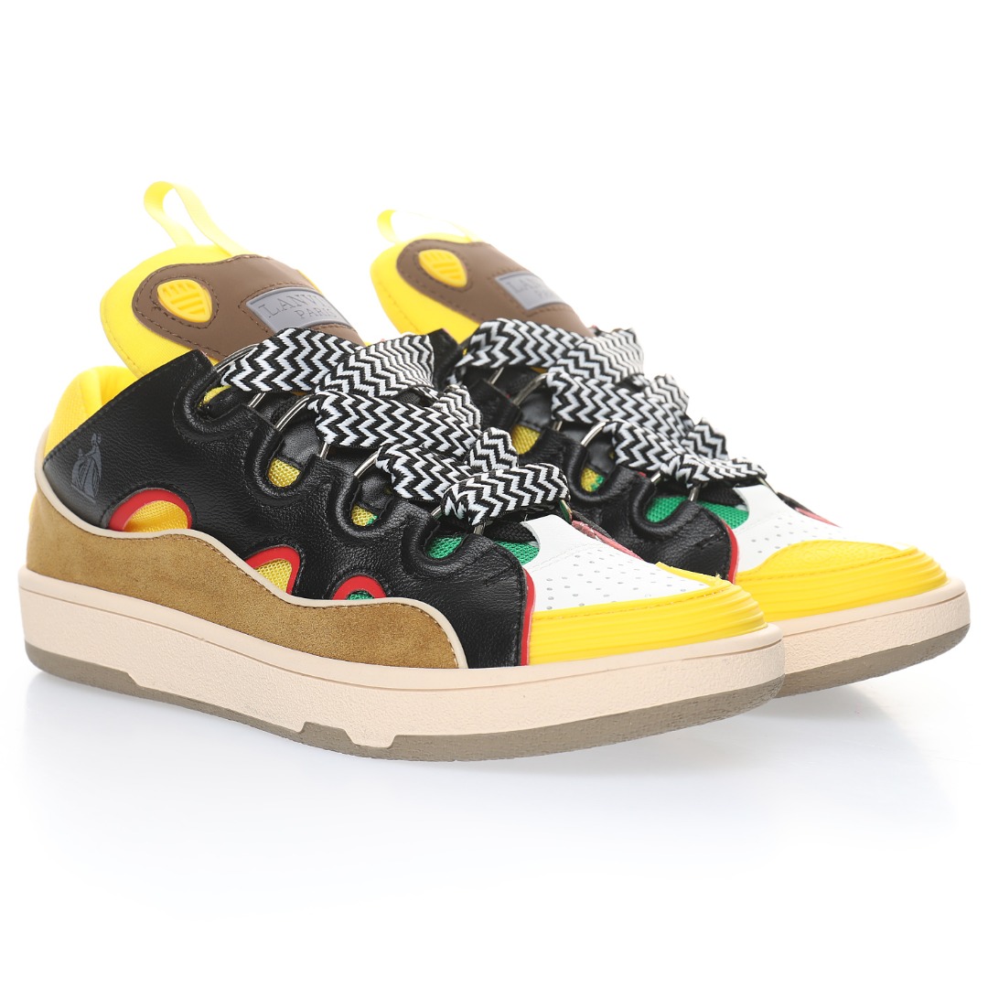LANVIN Curb Low-Top Sneakers