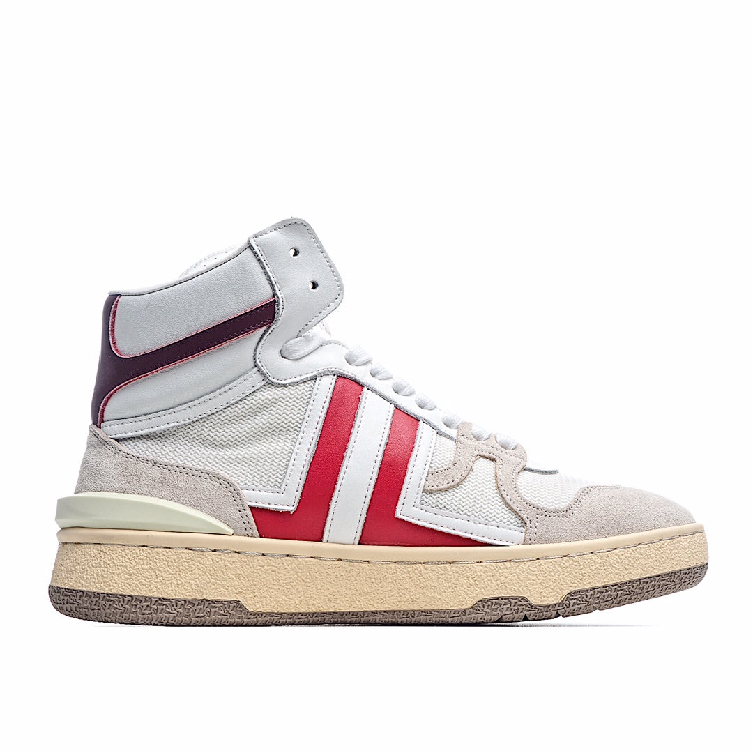 LANVIN Clay High-Top Tennis Sneakers