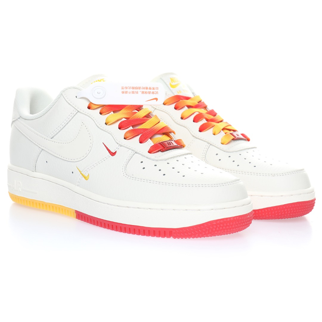 Nike Air Force 1’07 Low QS"Sail/Yellow Red/Miami Heat"