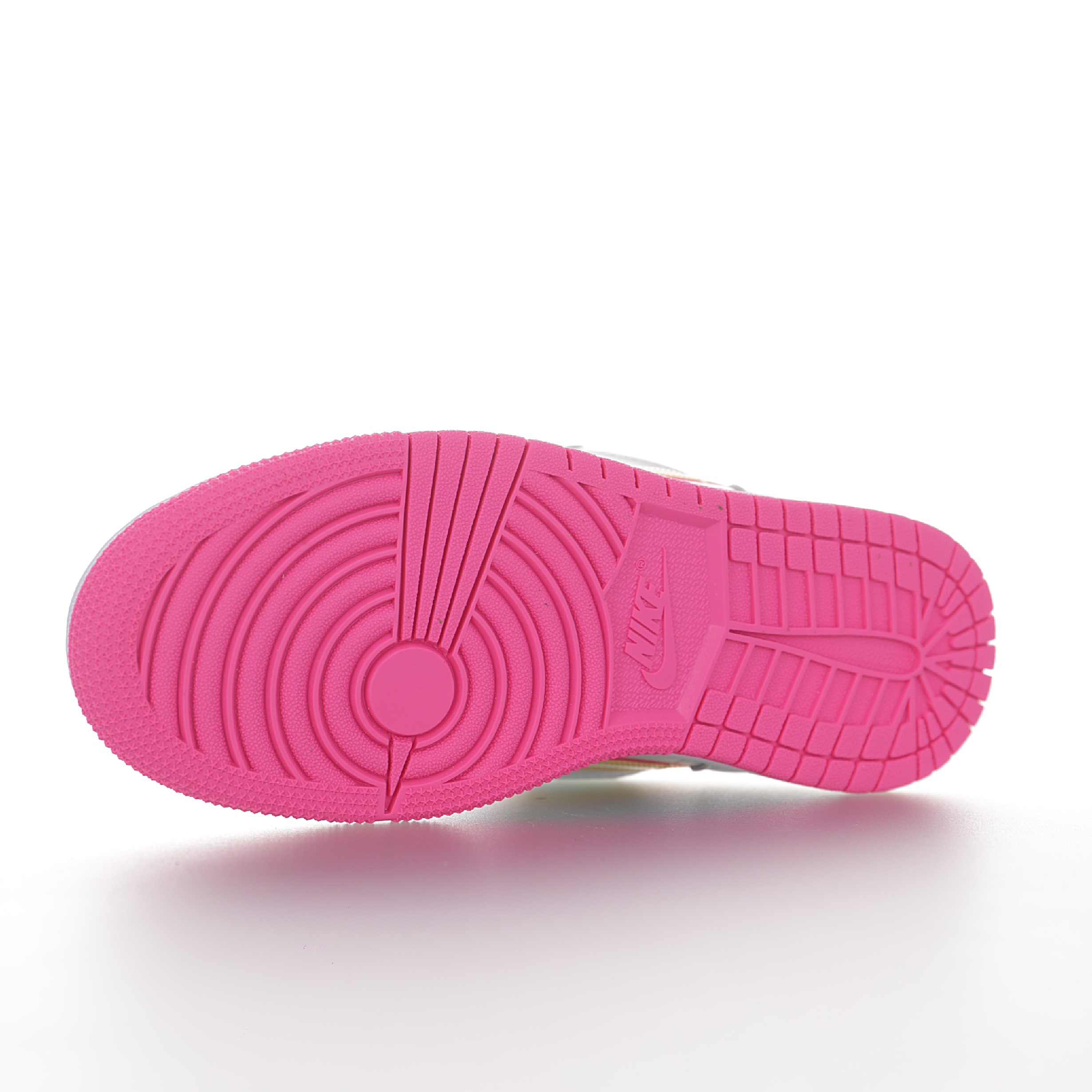 Nike Air Jordan 1 Retro Low GS"White Pink Yellow Volt"
