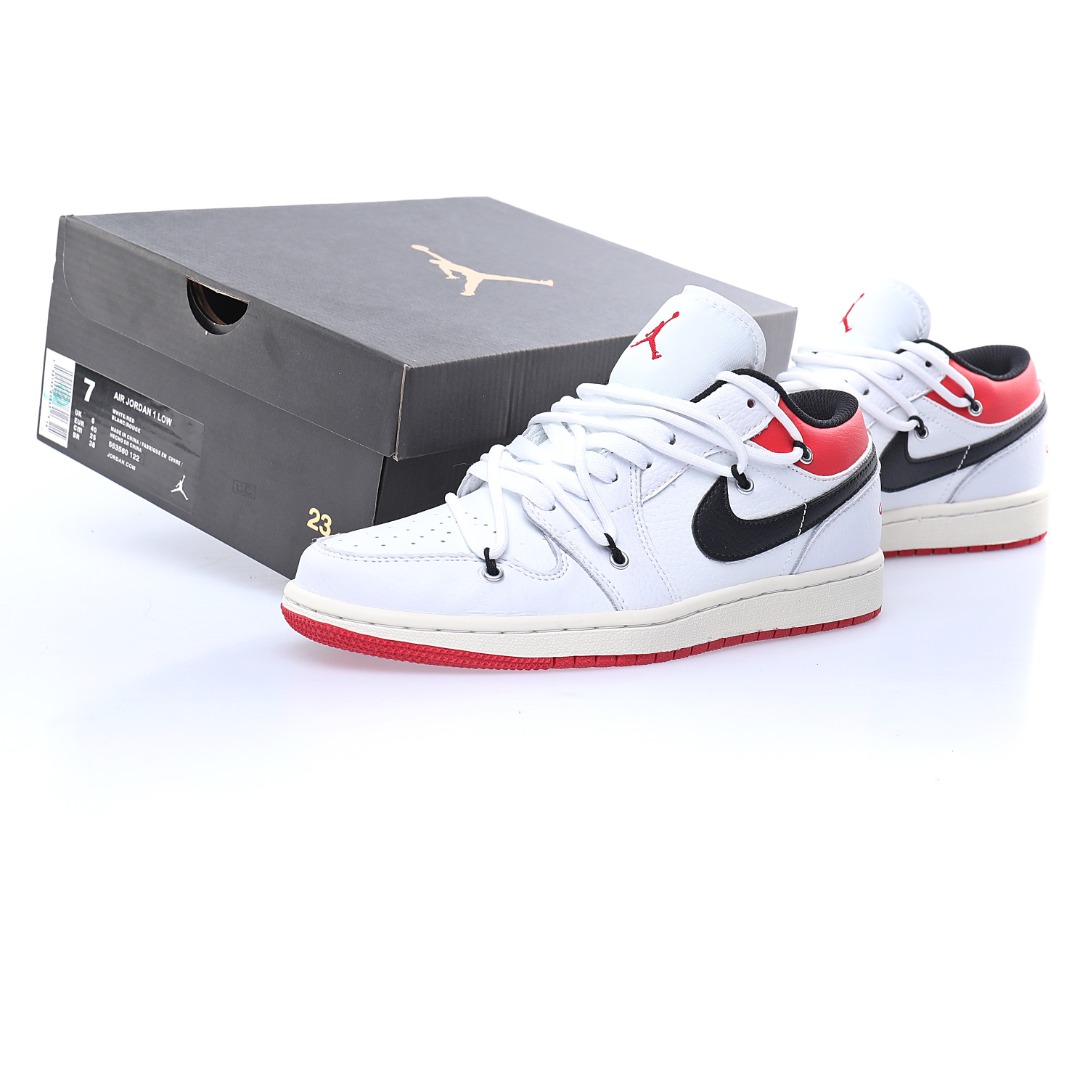 Nike Air Jordan 1 Low"White/Red"AJ1