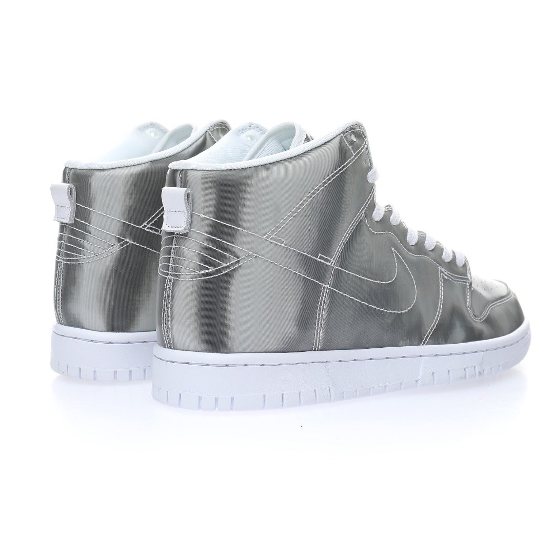 CLOT x Nike Dunk High"Silver Metallic"