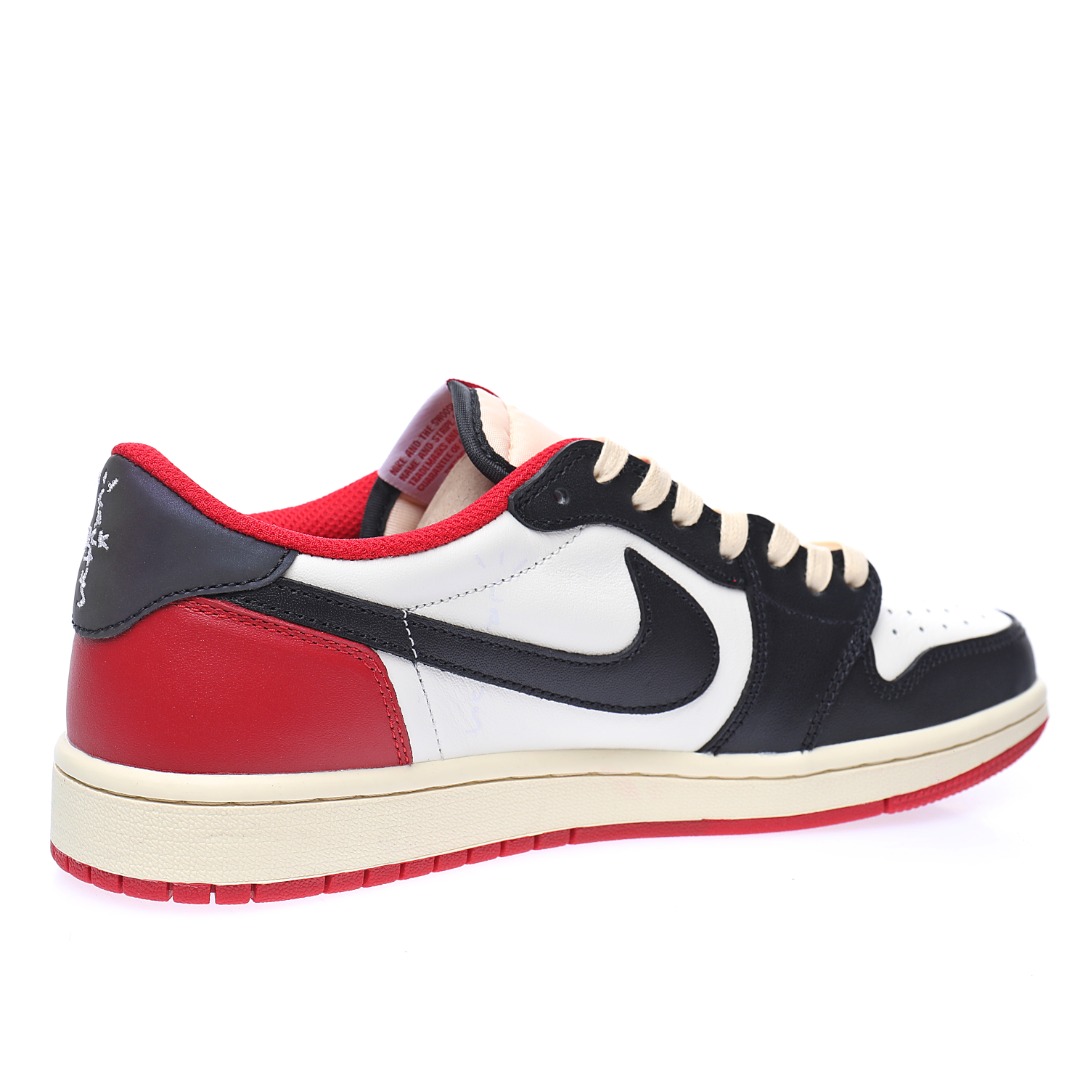 Travis Scott x Nike Air Jordan 1 Low OG"Black/White/University Red"